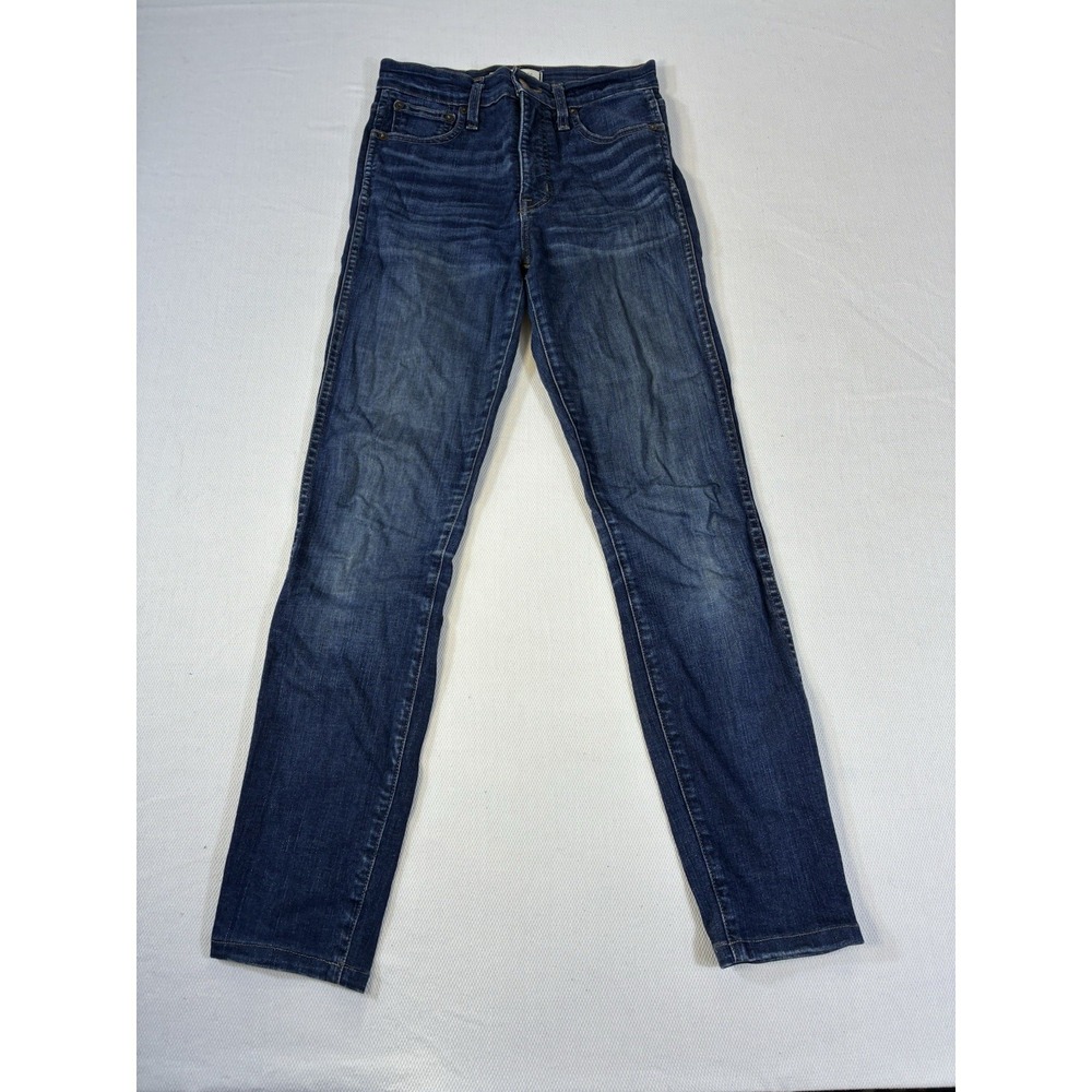 Madewell 10" High-Rise Skinny Jeans Women's Size 24 Dark Wash Denim